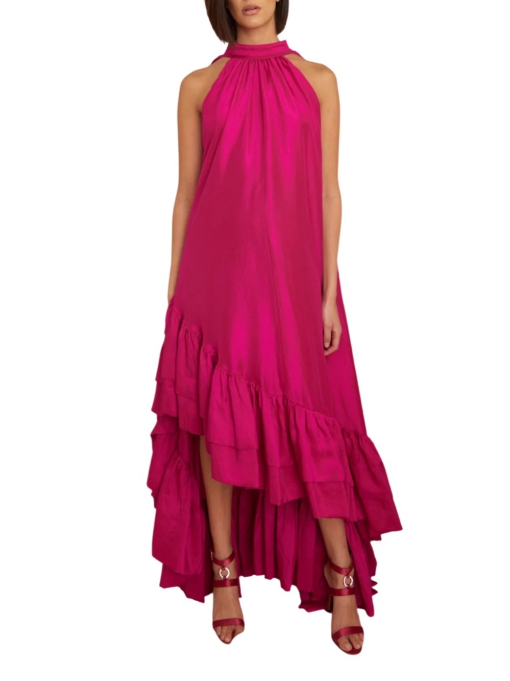 Azeeza Lucas Raw Silk Gown